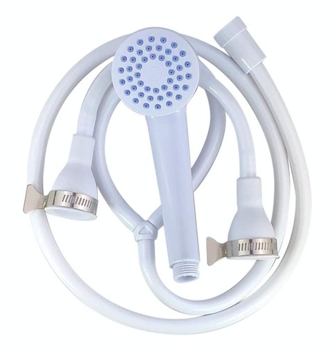 Double tap shower head with - double,