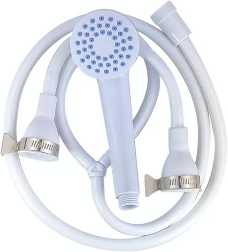 Double tap shower head with - double,