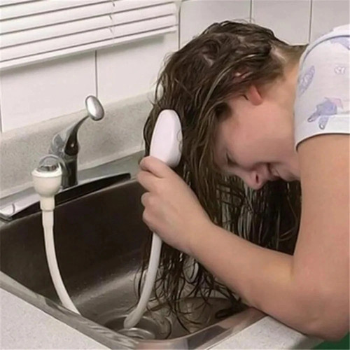 Single tap shower - spray, hose