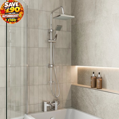 Bathroom square shower mixer - shower,