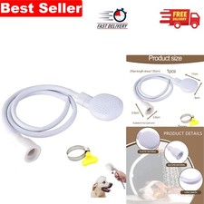 2-Piece White Tap Shower