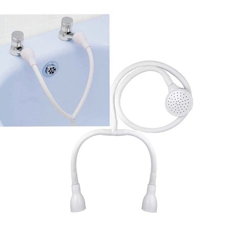 Double tap shower spray hose - double,