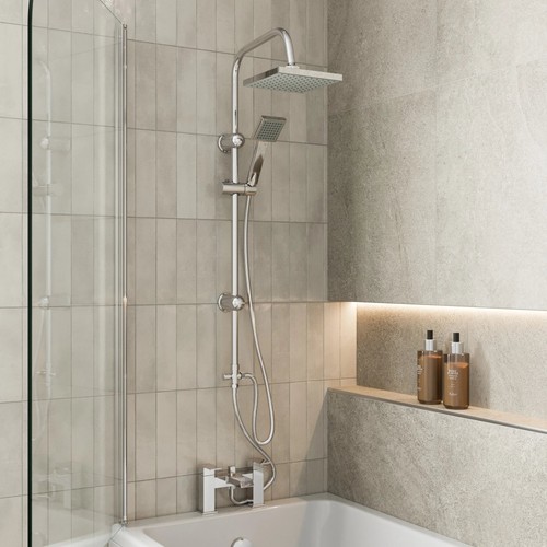 Bathroom square shower mixer - bathroom,