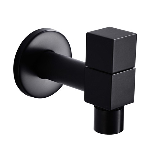 Square faucet bathroom sink - square,